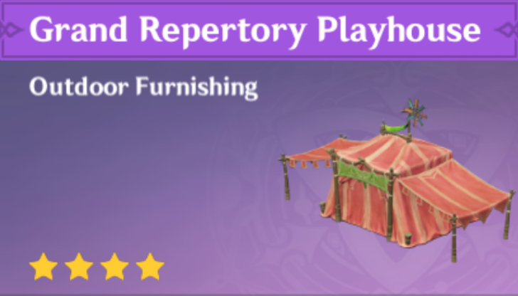 Genshin Impact - How to Get Grand Repertory Playhouse Furnishing