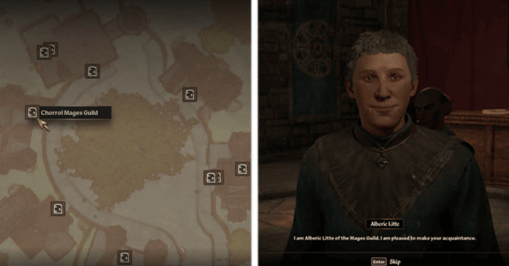 Alberic Litte Journeyman Conjuration Training Location