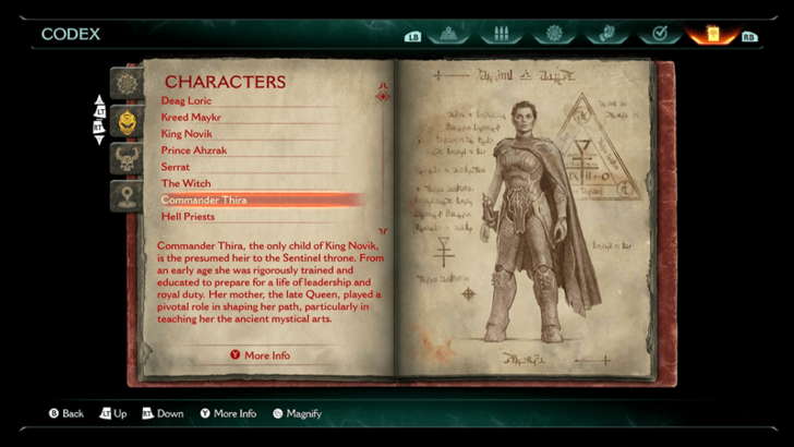 Commander Thira Codex Entry