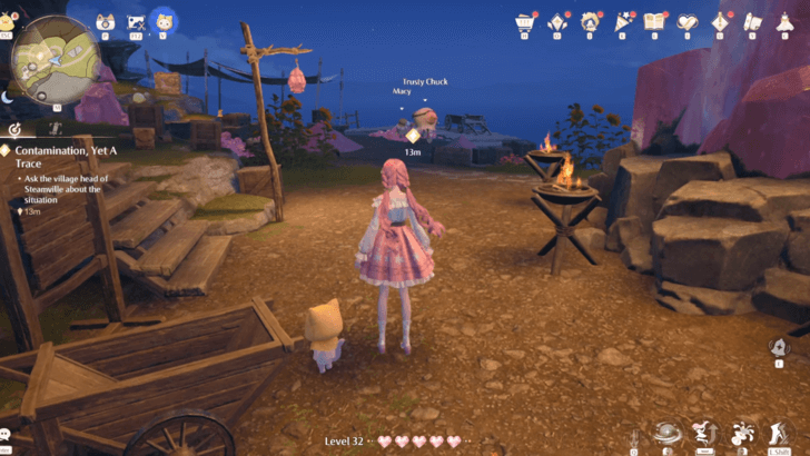 Infinity Nikki Ask the Village Head of Steamville About the Situation