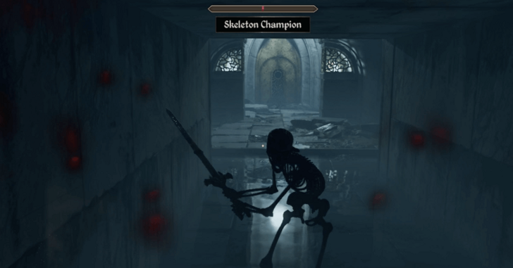 5 Defeat the enemy and head towards the gold door.png