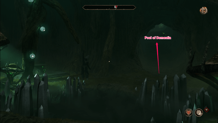 The Roots of Madness - Step 4 - Pool of Dementia Entrance