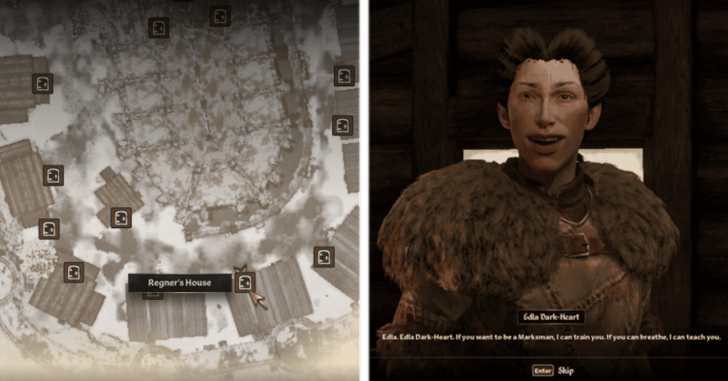 Edla Dark-Heart Marksman Training Location