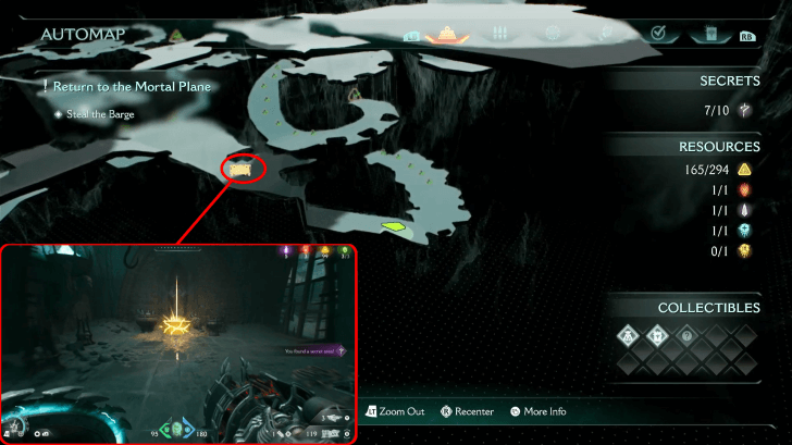 Chapter 19 Gold Cache 2 Location