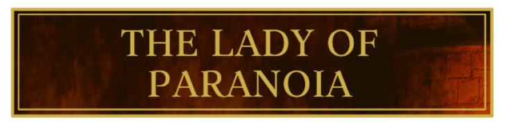 TES IV Oblivion The Lady of Paranoia Banner