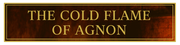 TES IV Oblivion The Cold Flame of Agnon Banner