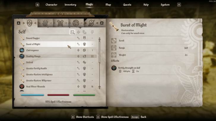 Falling Awake - Burst of Might Reward.png