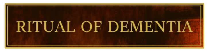 TES IV Oblivion Ritual of Dementia Banner
