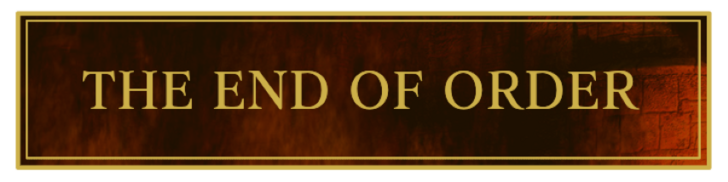 TES IV Oblivion The End of Order Banner