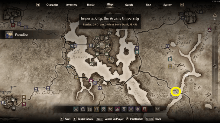 Goblin Trouble Starting Location Map