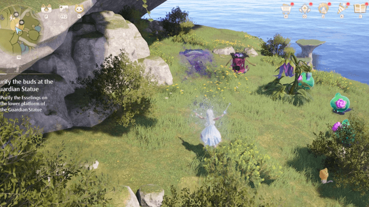 Infinity Nikki - Purify the Esslings on the Lower Platform