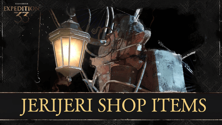 Jerijeri Merchant Shop Items
