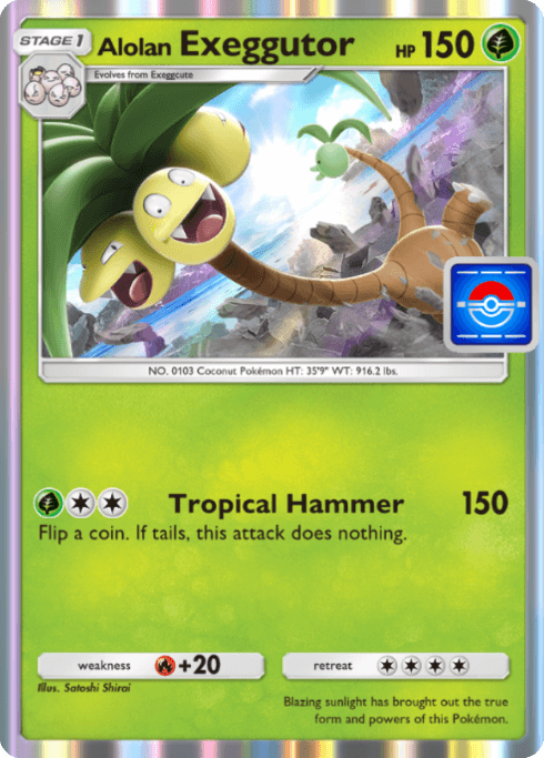 Pokemon TCG Pocket - P-A 069 Alolan Exeggutor