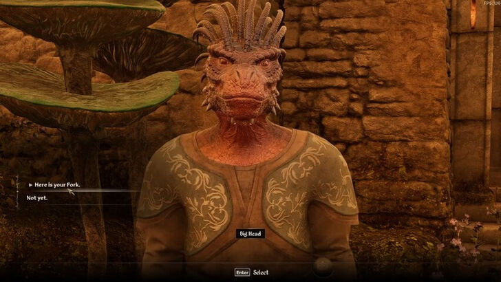 TES IV Oblivion Give Fork to Big Head