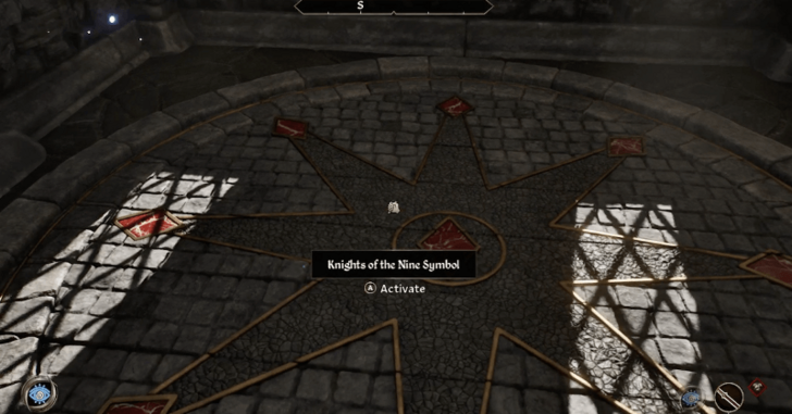 4. Once you enter the Priory of the Nine turn left and you