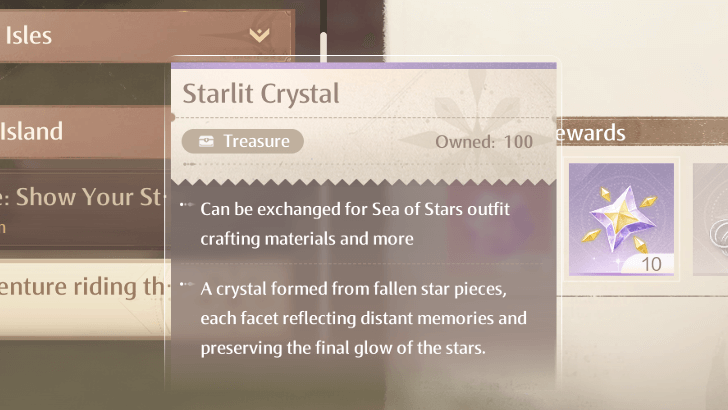 Set Off on an Adventure Riding the Bubbles - Starlit Crystal Reward