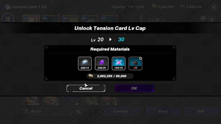 Level Up Tension Card