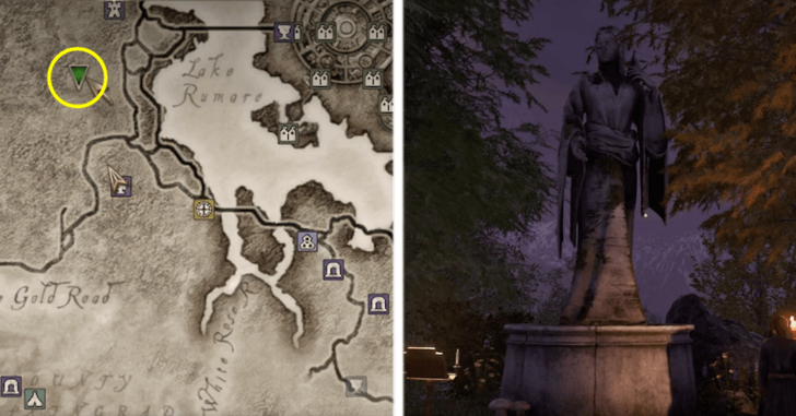 Shrine of Kynareth located at Cyrodiil Great Forest west of Imperial City