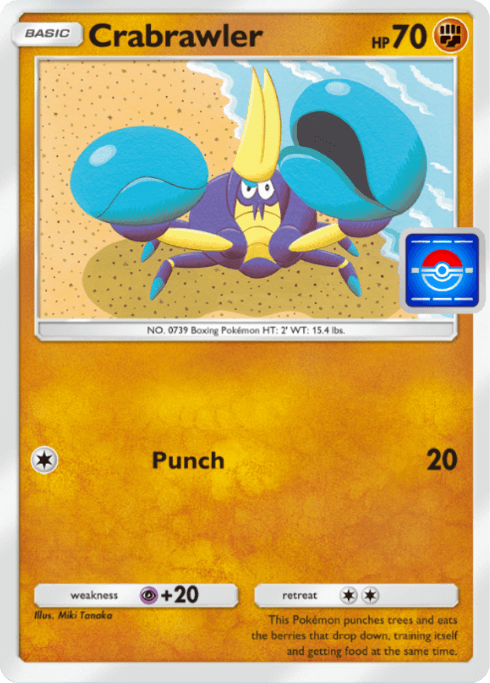 Pokemon TCG Pocket - P-A 071 Crabrawler