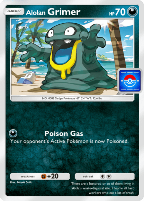 Pokemon TCG Pocket - P-A 072 Alolan Grimer
