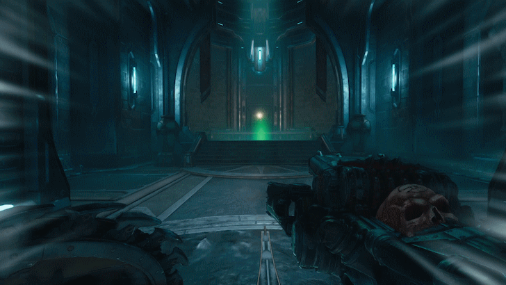 Ancestral Forge - Enter the Forge and Take the Lift Down