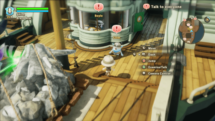 Talk to Everyone on the Ship