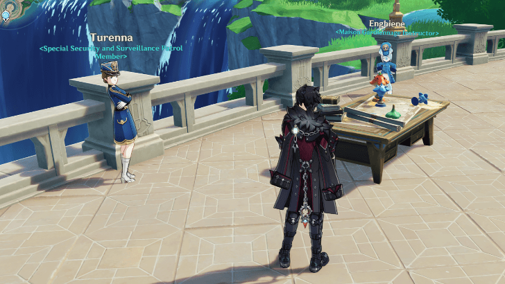 Genshin - Talk to Turenna