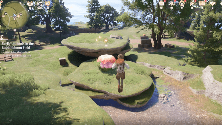 Infinity Nikki - Search for the Buds in the Bubblebloom Field