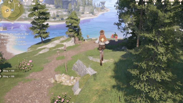 Infinity Nikki - Purify the Sorrounding Esselings in the Bubblebloom Field