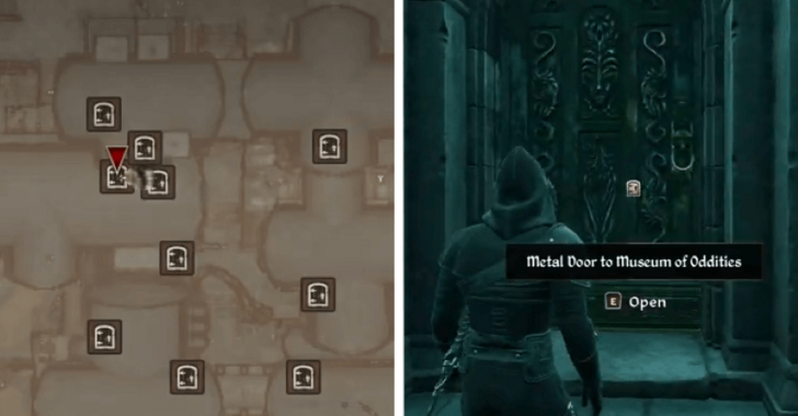 TES IV Oblivion Museum of Oddities Location