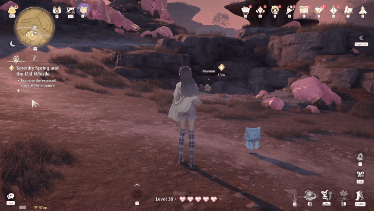 Infinity Nikki Examine the Exposed Crack at the Entrance