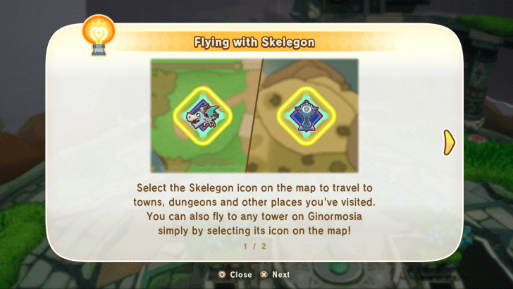 fast traveling to Towers