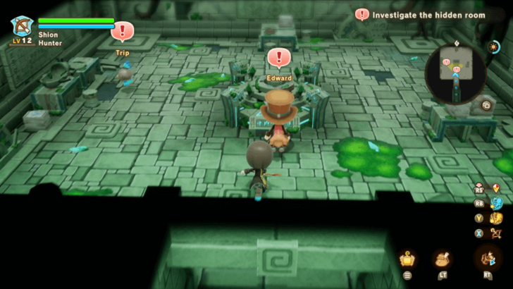 Talk to Edward and Trip