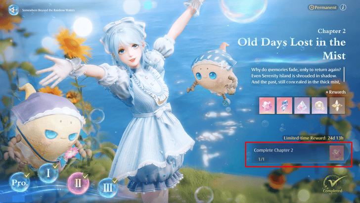 Infinity Nikki Collect Limited-Time Diamond Rewards For Completing Chapter 2