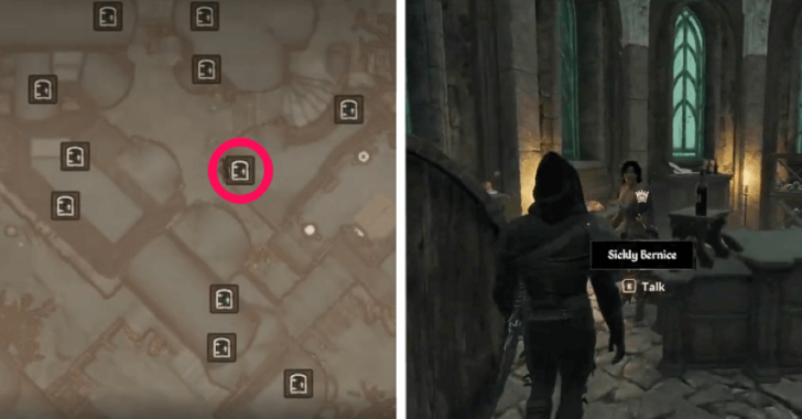 TES IV Oblivion Sickly Bernice Location