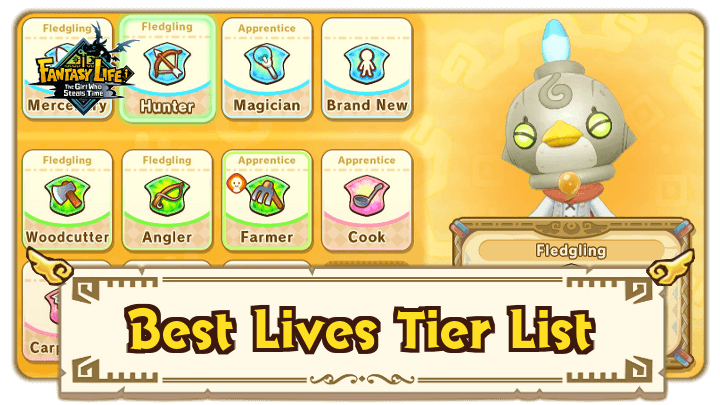 Fantasy Life i Best Life Tier List