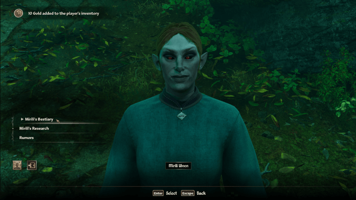 Taxonomy of Obsession - Step 3 - Ask Mirili About Her Bestiary