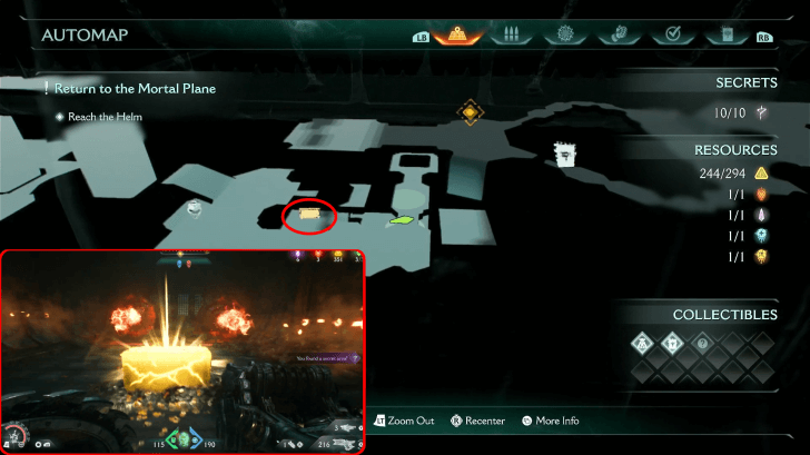 Chapter 19 Gold Cache 3 Location