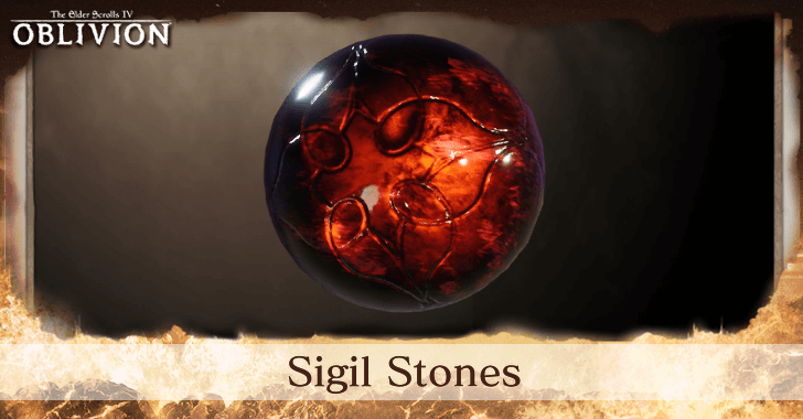 The Elder Scrolls IV Oblivion - List of All Sigil Stones