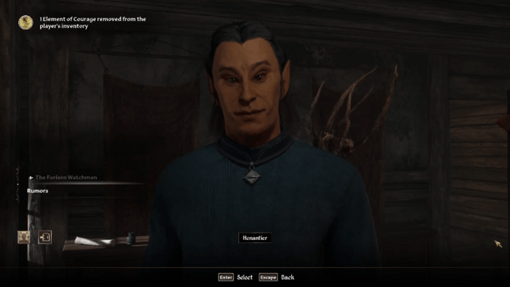 Speak with Henantier