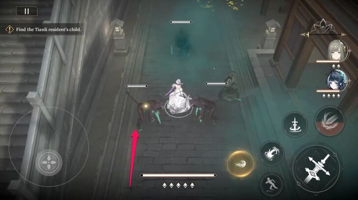 Move North and Take Out Enemies