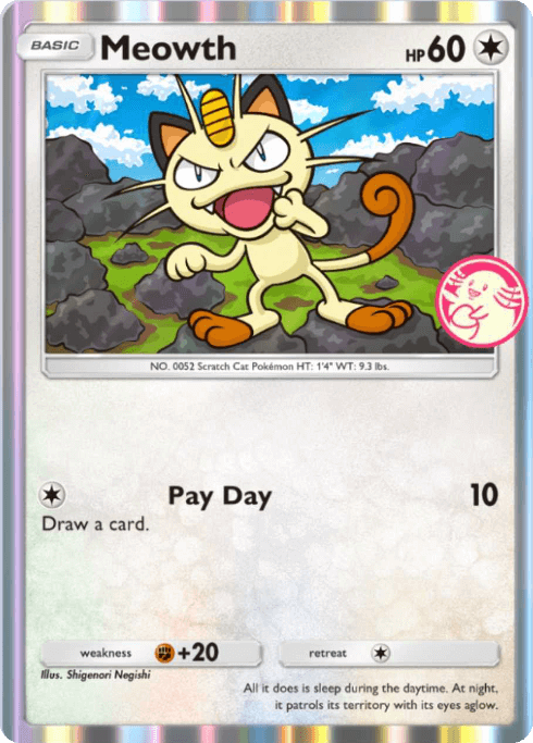 Pokemon TCG Pocket - P-A 012 Meowth