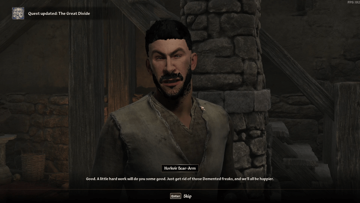 The Great Divide - Step 2 - Talk to Horkvir