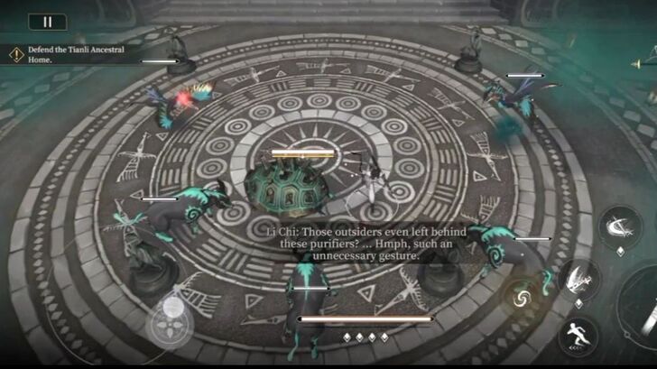 Li Chi Fights Waves of Enemies