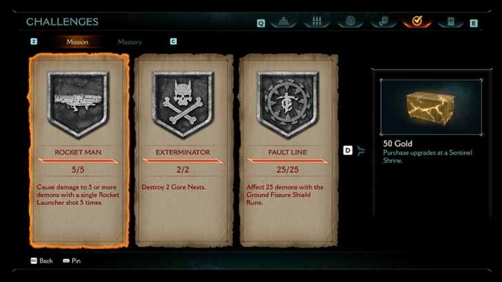 Forsaken Plains Mission Challenges