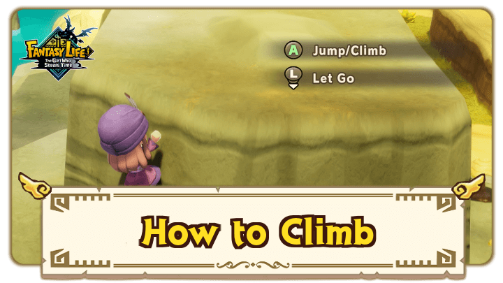 FANTASY LIFE i - How to Climb Banner
