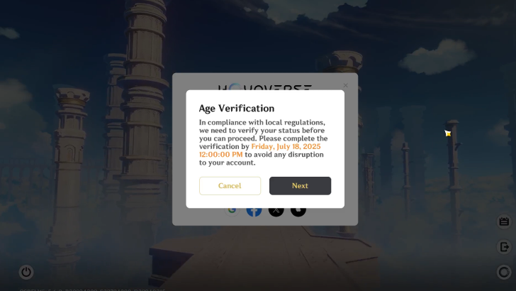 Genshin - Age Verification 1