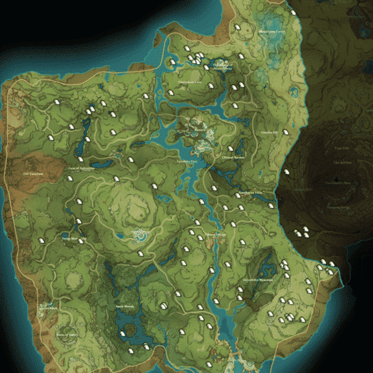 Genshin Impact - Zaytun Peach Map