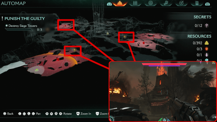 Chapter 20 Siege Towers Locations