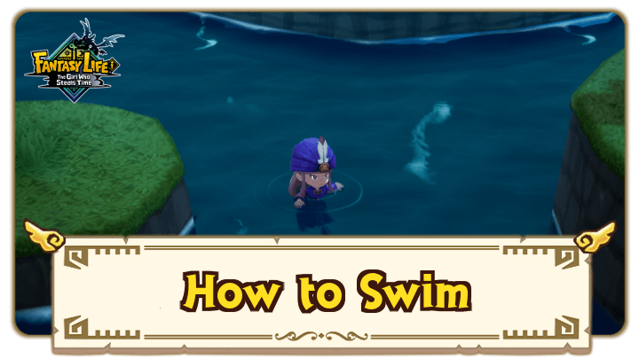 FANTASY LIFE i - How to Swim Banner